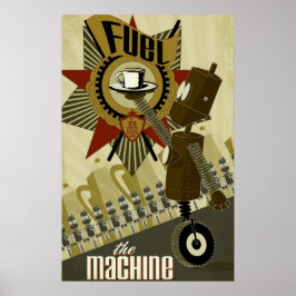 Die Maschine schmelzen Poster