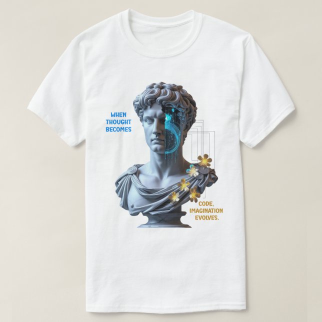 “Die Maschine träumt”  T-Shirt (Design vorne)