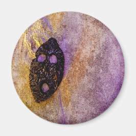 Die Maske der Natur am Strand Magnet