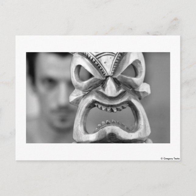 die Maske - Postkarte (Vorderseite)