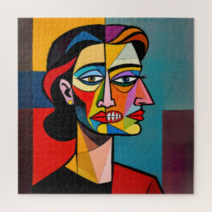 Die Maske und das Monster - Porträt eines Betrüger Puzzle