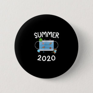 Die Masken des Swimmingpools Meme Gag T - Shirt Button