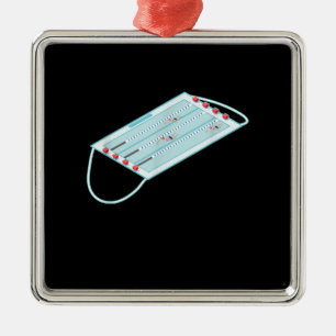 Die Masken des Swimmingpools Meme Gag T - Shirt Ornament Aus Metall