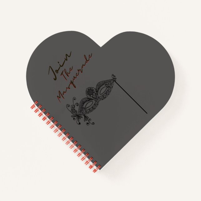 Die Masquerade Notizbuch (Vorderseite)