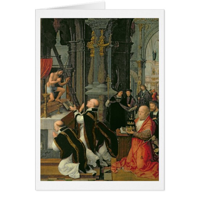 Die Masse von St Gregory (Öl auf Leinwand) (Vorne)