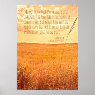 Die Maßnahme einer Zivilisation Poster