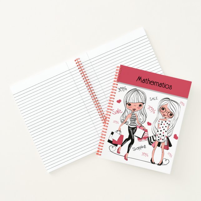 Die Mathe-Mädchen Notizbuch (Innenseite)