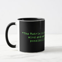 "Die Matrix ist eine Illusion. Öffnen Sie Ihren Ge