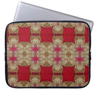 Die Mauer aus Zement, goldfarben Laptopschutzhülle