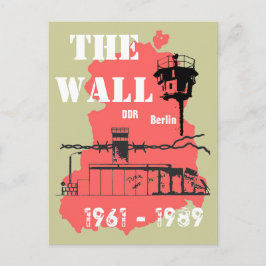 Die Mauer DDR Postkarte