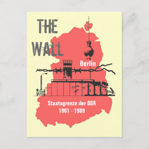 Die Mauer Special Design Postkarte