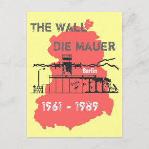 Die Mauer Special Design Postkarte