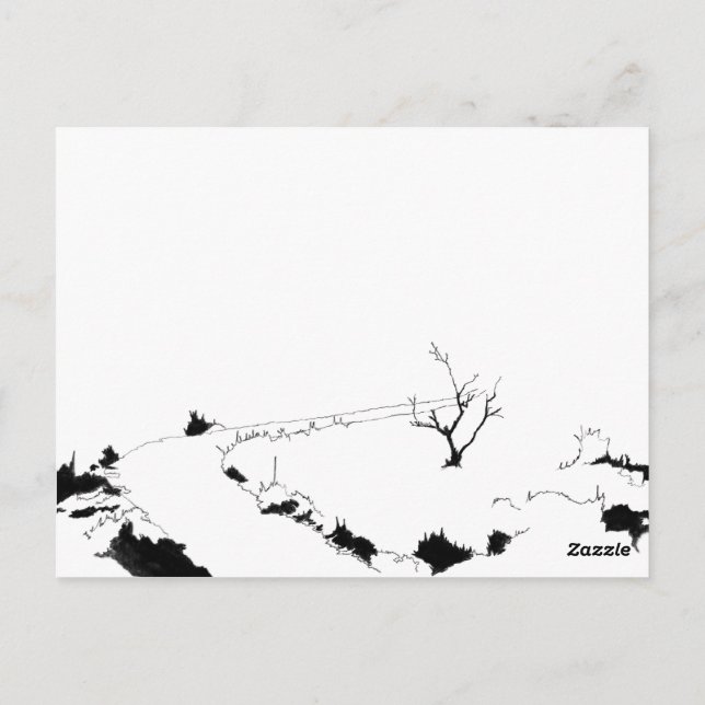 Die Mauern Postkarte (Rückseite)