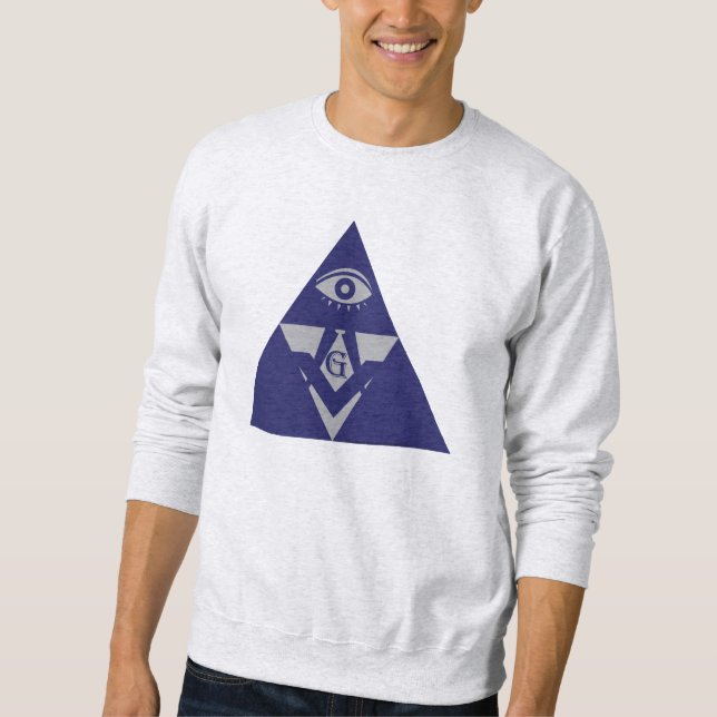 Die Maurer-Pyramide Sweatshirt (Vorderseite)