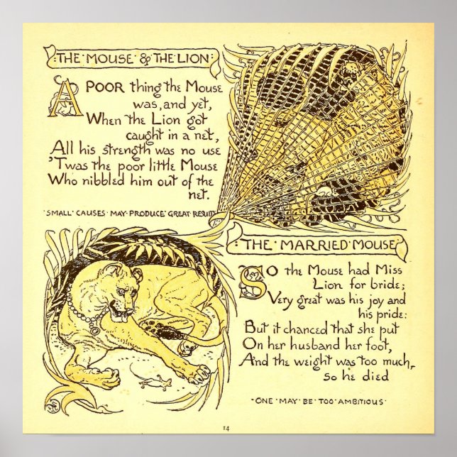 Die Maus und der Löwenkrane Poster (Vorne)