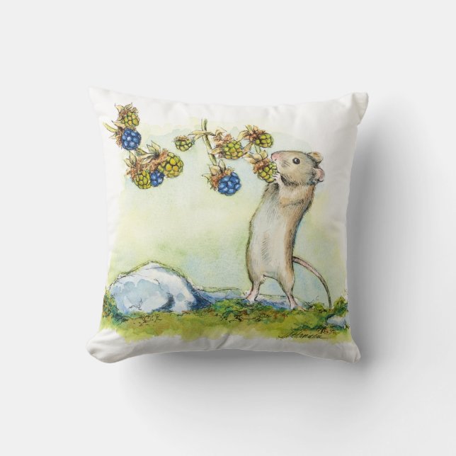 Die Maus von Alissa Hansen  Kissen (Vorderseite)