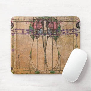 Die May-Königin von Margaret Macdonald Mackintosh Mousepad