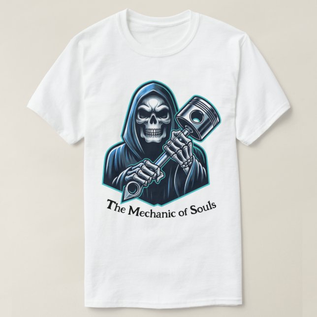 Die Mechanik der Soule" Der T - Shirt des grimmige (Design vorne)