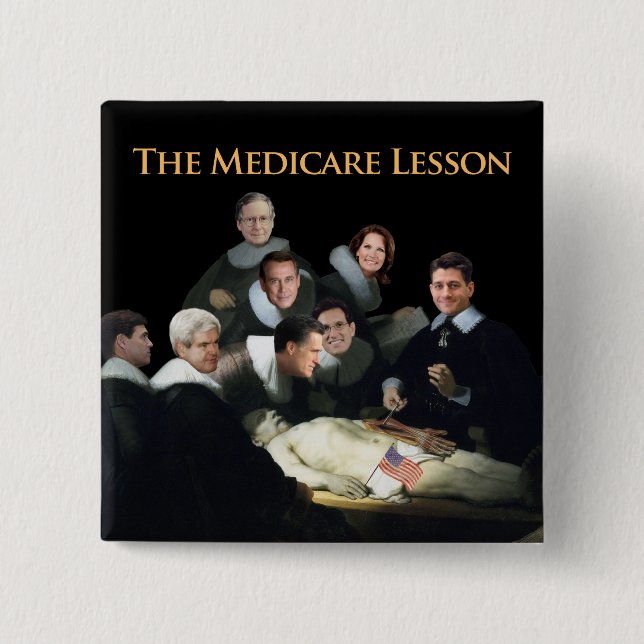 Die Medicare-Lektion Button (Vorderseite)