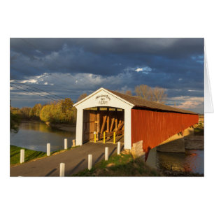 Die Medora Covered Bridge, erbaut 1875