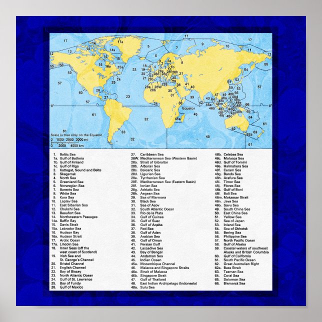 Die Meere des Atlas Poster (Vorne)