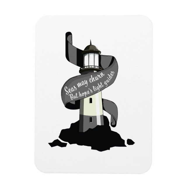 Die Meere mögen brennen, aber die Lichtführer der  Magnet (Vertikal)