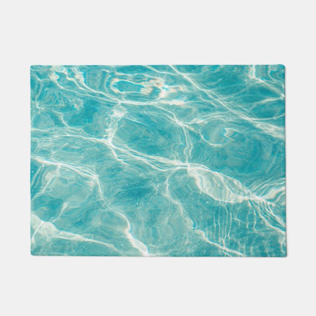 die Meereswellen Fußmatte (Vorderseite)
