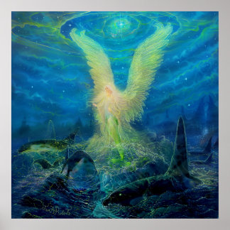 Die Meerjungfrau Angel Prinzessin Poster