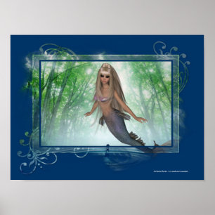 Die Meerjungfrau aus dem "Water Fantasy Poster" fl Poster