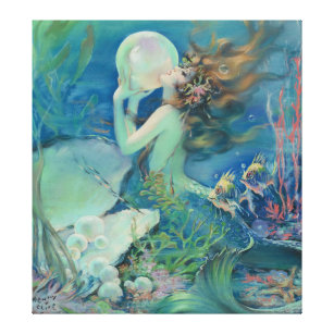 Die Meerjungfrau durch Henry Clive Leinwanddruck