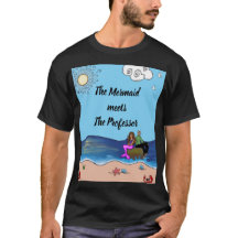 Die Meerjungfrau trifft den Professor T-Shirt