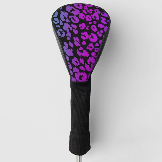 Die mehrfarbige Leopard-Serie Design 1 Golf Headcover (Vorderseite)