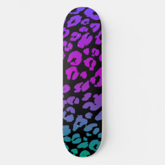 Die mehrfarbige Leopard-Serie Design 1 Skateboard