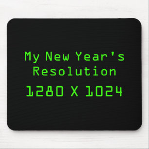 Die meine Entschließung des neuen Jahres - 1280 x Mousepad