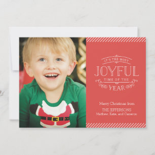 Die meiste frohe Feiertags-Foto-Karte Feiertagskarte