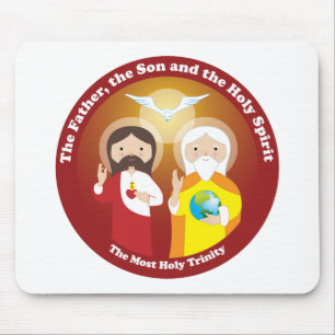 Die meiste Heilige Dreifaltigkeit Mousepad