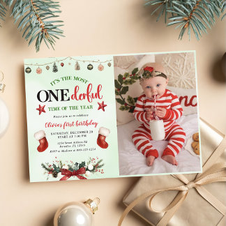 Die meiste Zeit Strumpf Weihnachten Geburtstag Einladung