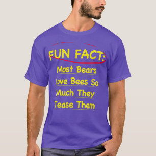 Die meisten Bären Liebe Bienen so viel lustige Tie T-Shirt