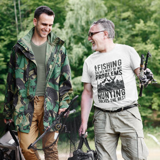 Die meisten Probleme löst die Fischerei T - Shirt