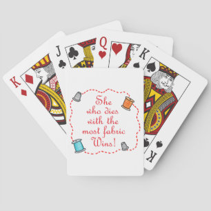 Die meisten Stoffe Spielkarten