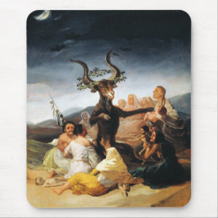 Die Meisterwerkfarbe Coven Francisco José de Goya Mousepad