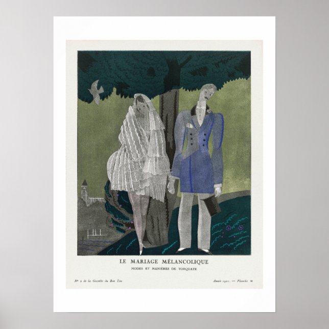 Die Melancholische Ehe, Charles Martin Poster (Vorne)