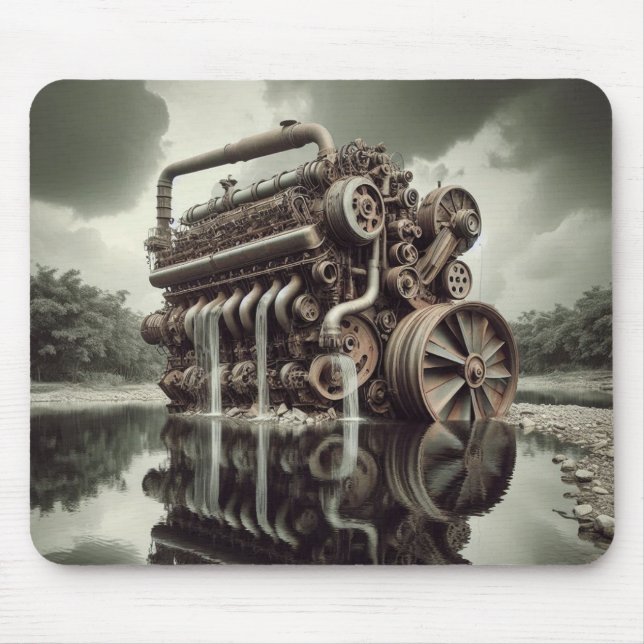 Die melancholische Maschine Mousepad (Vorne)