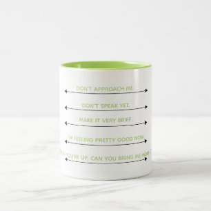 Die Melanie-Tasse Zweifarbige Tasse