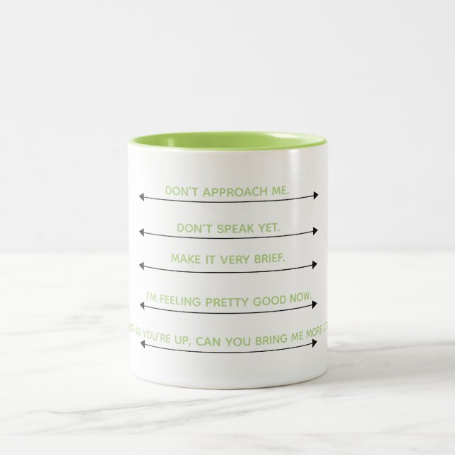 Die Melanie-Tasse Zweifarbige Tasse (Mittel)