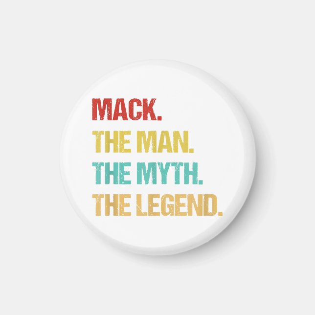 Die Menner mack den Mann, den Mythos, die Legende Magnet (Vorne)