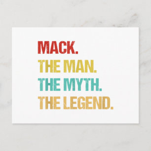 Die Menner mack den Mann, den Mythos, die Legende Postkarte