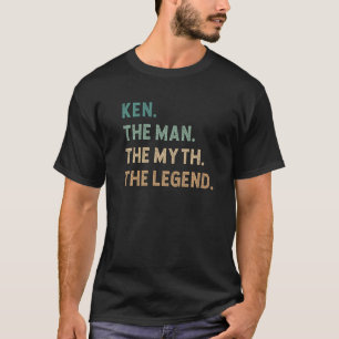 Die Mens Ken der Mann der Mythos der Legende Perso T-Shirt