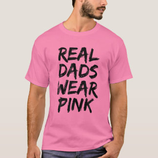 Die Mens Real Vaters tragen einen rosa sonnigen Va T-Shirt