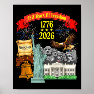 Die Menschen 250 Jahre Freiheit 1776-2026 250. Poster